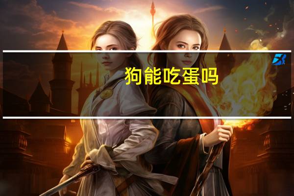 狗能吃蛋吗