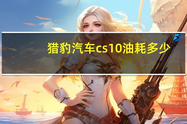 猎豹汽车cs10油耗多少