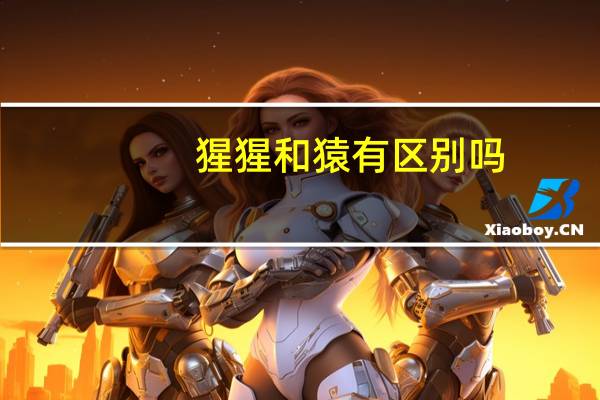 猩猩和猿有区别吗