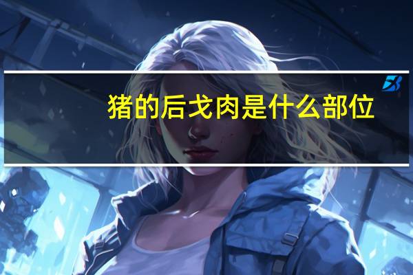 猪的后戈肉是什么部位