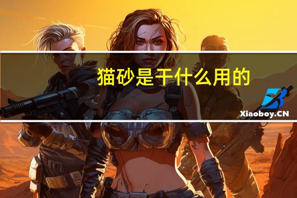 猫砂是干什么用的