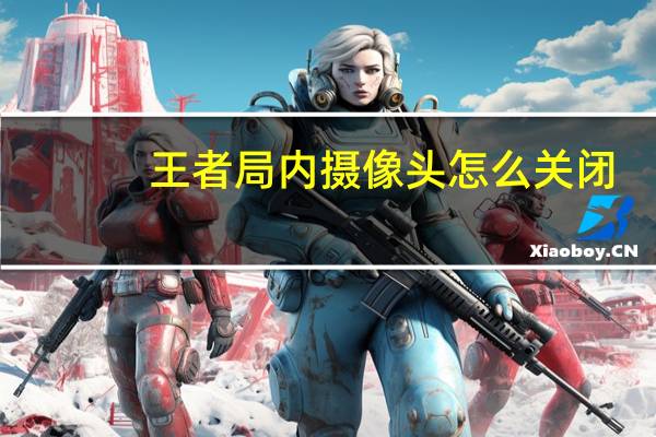 王者局内摄像头怎么关闭