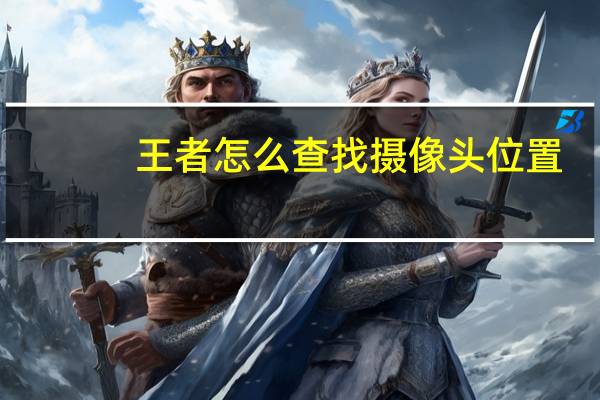 王者怎么查找摄像头位置