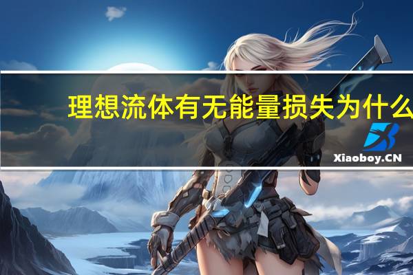 理想流体有无能量损失为什么