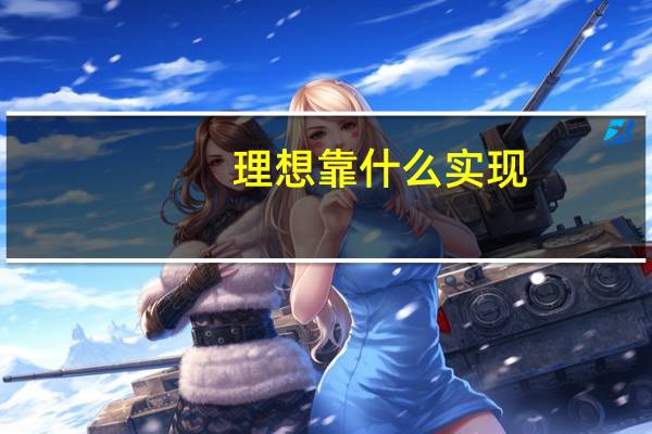 理想靠什么实现