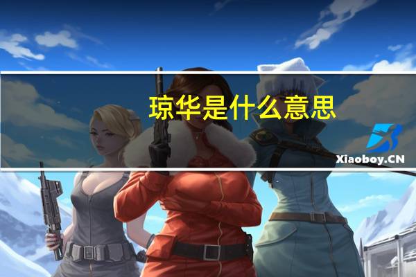 琼华是什么意思