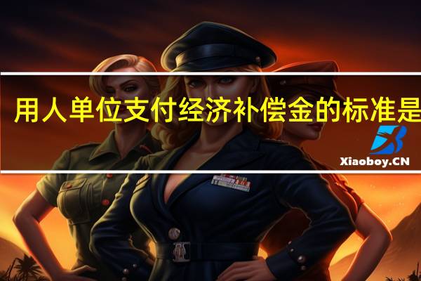 用人单位支付经济补偿金的标准是什么