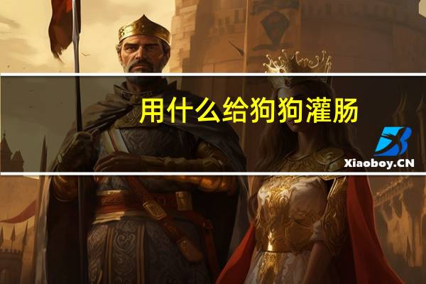 用什么给狗狗灌肠
