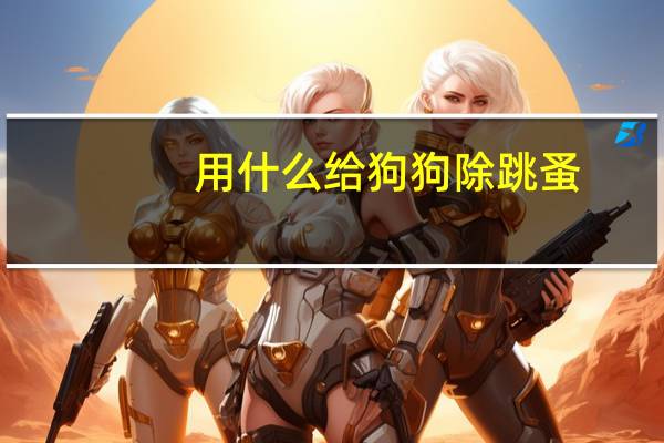 用什么给狗狗除跳蚤