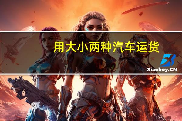 用大小两种汽车运货