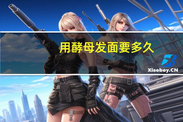 用酵母发面要多久
