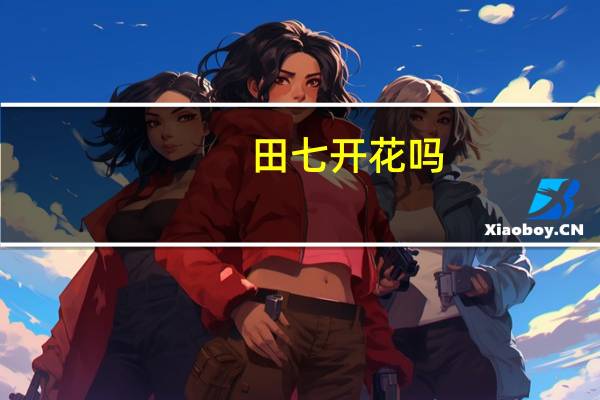 田七开花吗