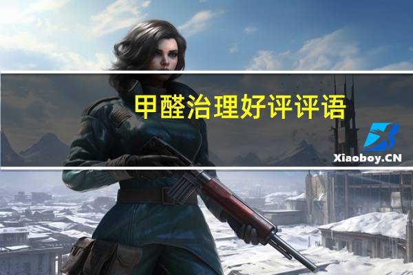 甲醛治理好评评语