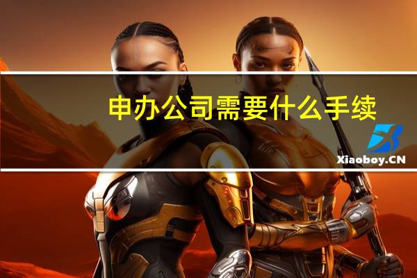 申办公司需要什么手续