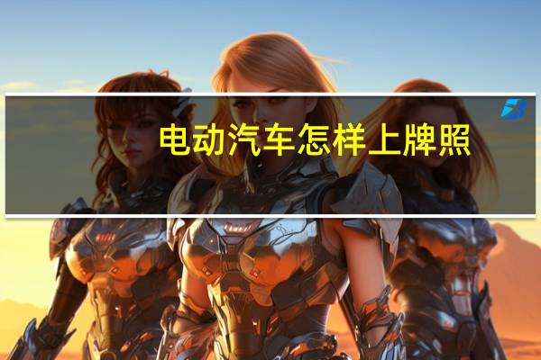 电动汽车怎样上牌照