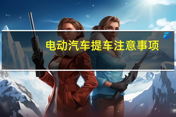 电动汽车提车注意事项