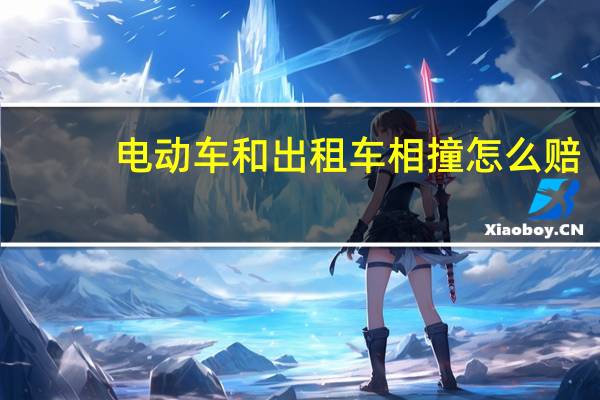 电动车和出租车相撞怎么赔