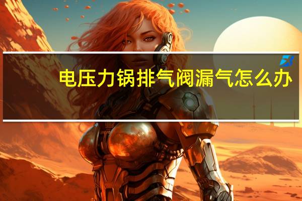 电压力锅排气阀漏气怎么办