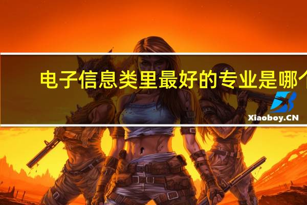 电子信息类里最好的专业是哪个