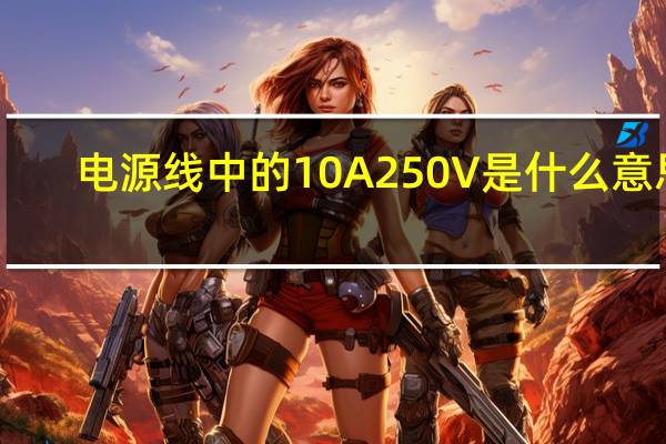 电源线中的10A250V是什么意思