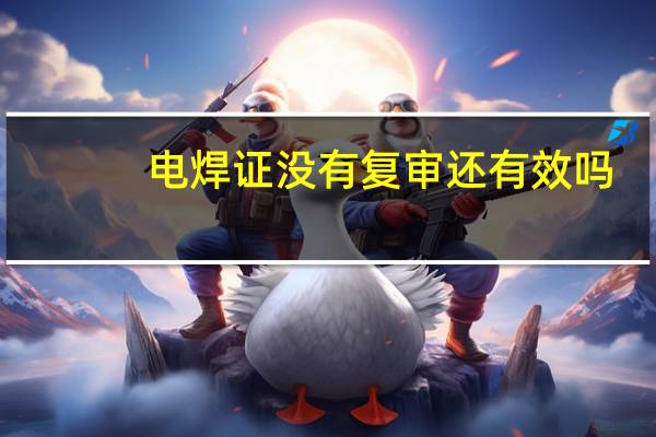 电焊证没有复审还有效吗