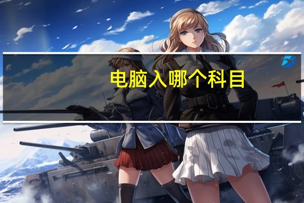电脑入哪个科目