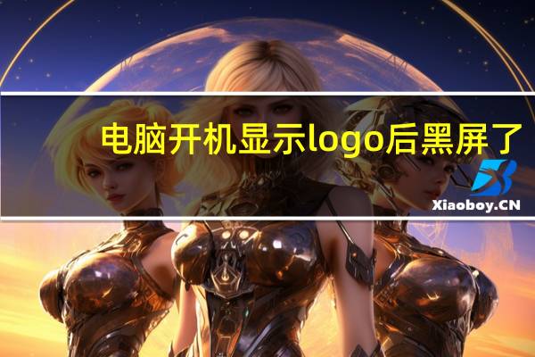 电脑开机显示logo后黑屏了