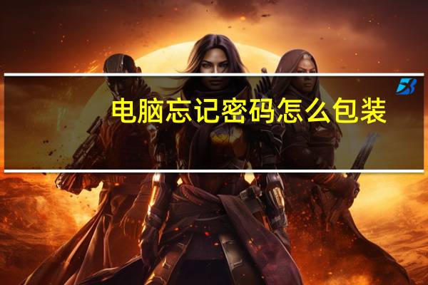 电脑忘记密码怎么包装