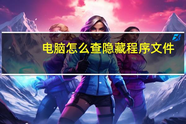 电脑怎么查隐藏程序文件