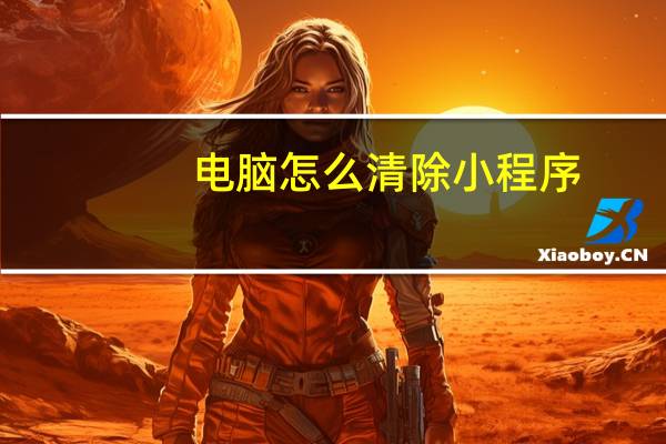 电脑怎么清除小程序