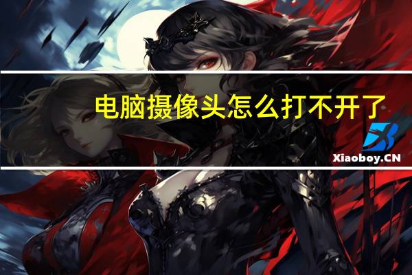 电脑摄像头怎么打不开了