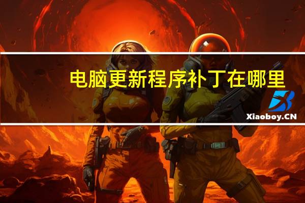 电脑更新程序补丁在哪里