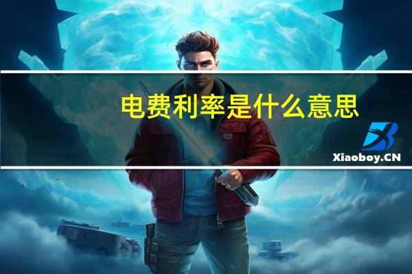 电费利率是什么意思