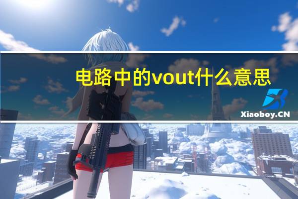 电路中的vout什么意思