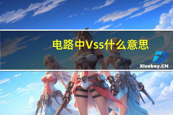 电路中Vss什么意思