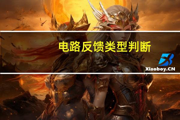 电路反馈类型判断