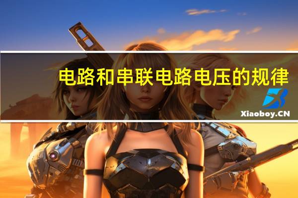 电路和串联电路电压的规律
