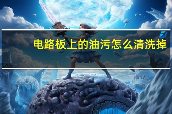 电路板上的油污怎么清洗掉