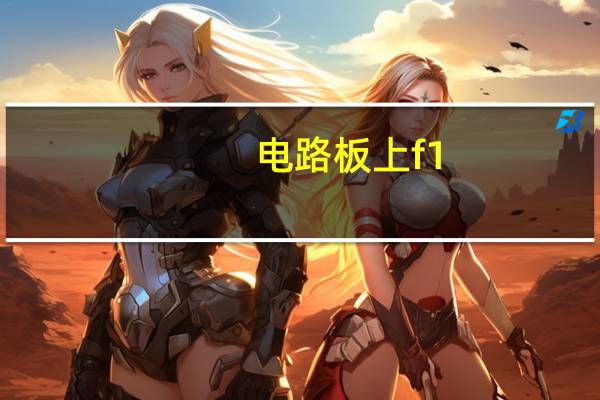 电路板上f1