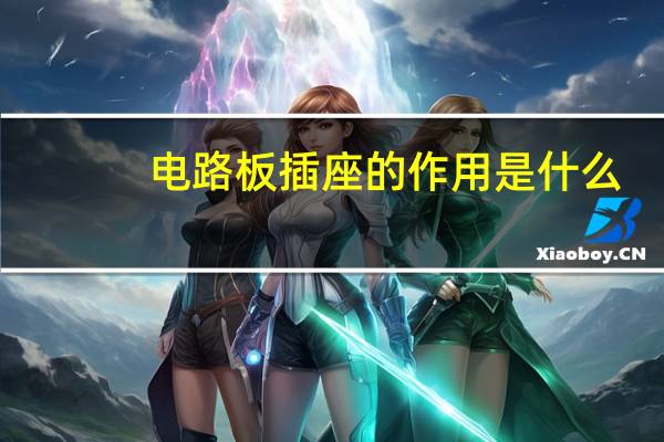 电路板插座的作用是什么