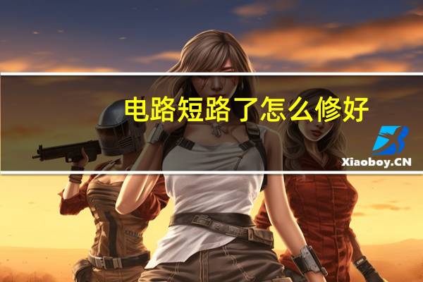 电路短路了怎么修好