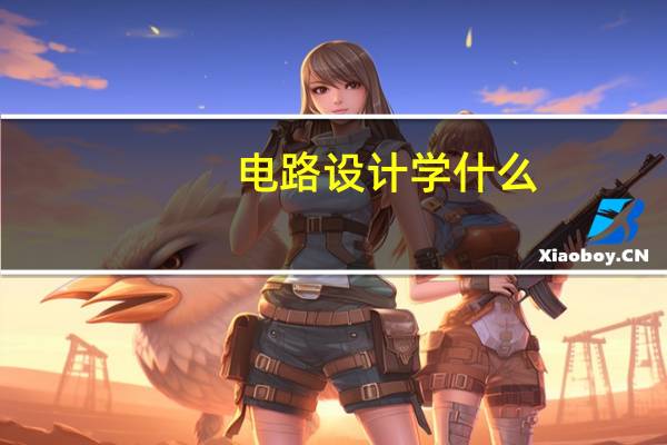 电路设计学什么