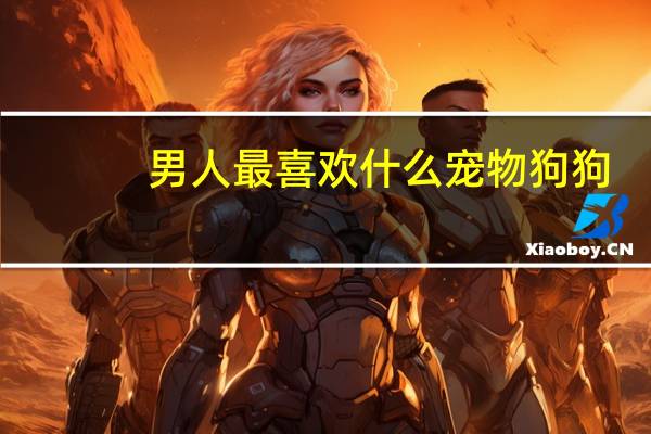 男人最喜欢什么宠物狗狗