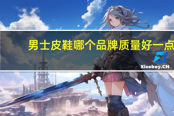 男士皮鞋哪个品牌质量好一点