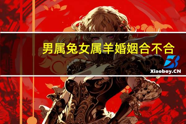 男属兔女属羊婚姻合不合
