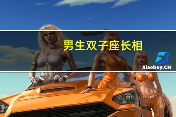 男生双子座长相
