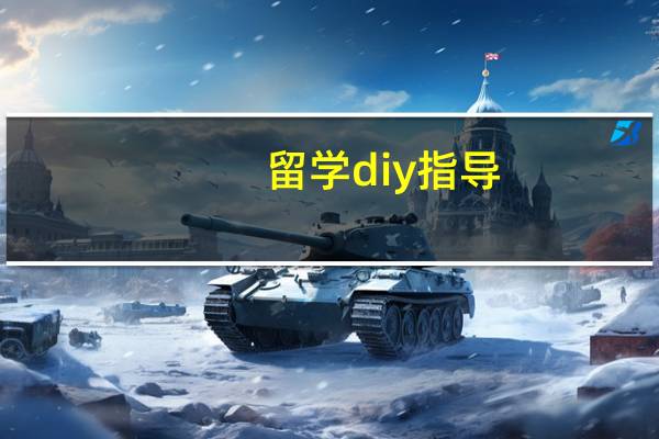 留学diy指导