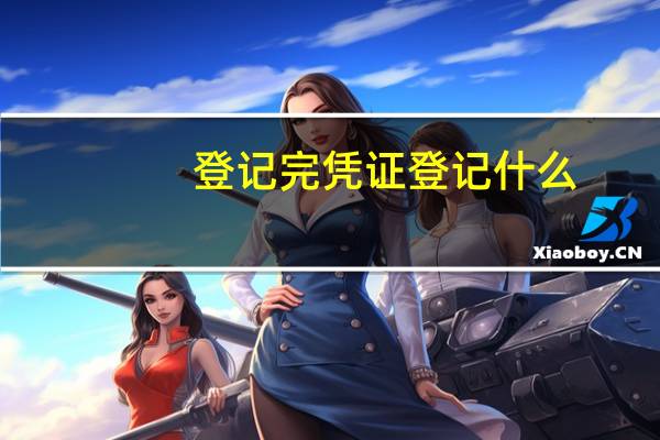 登记完凭证登记什么