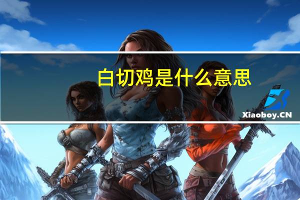 白切鸡是什么意思