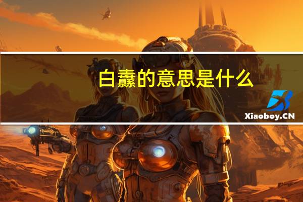 白纛的意思是什么